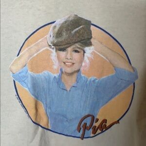 Vintage Pia zadora T-shirt 80s actress